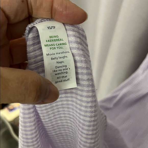 Aerie Soft Lilac gingham Maxi Dress - Picture 10 of 12